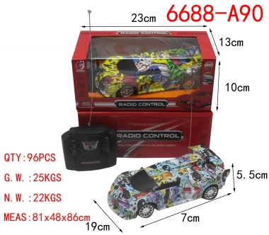 四通涂鸦遥控车1:22 TS6688-A90